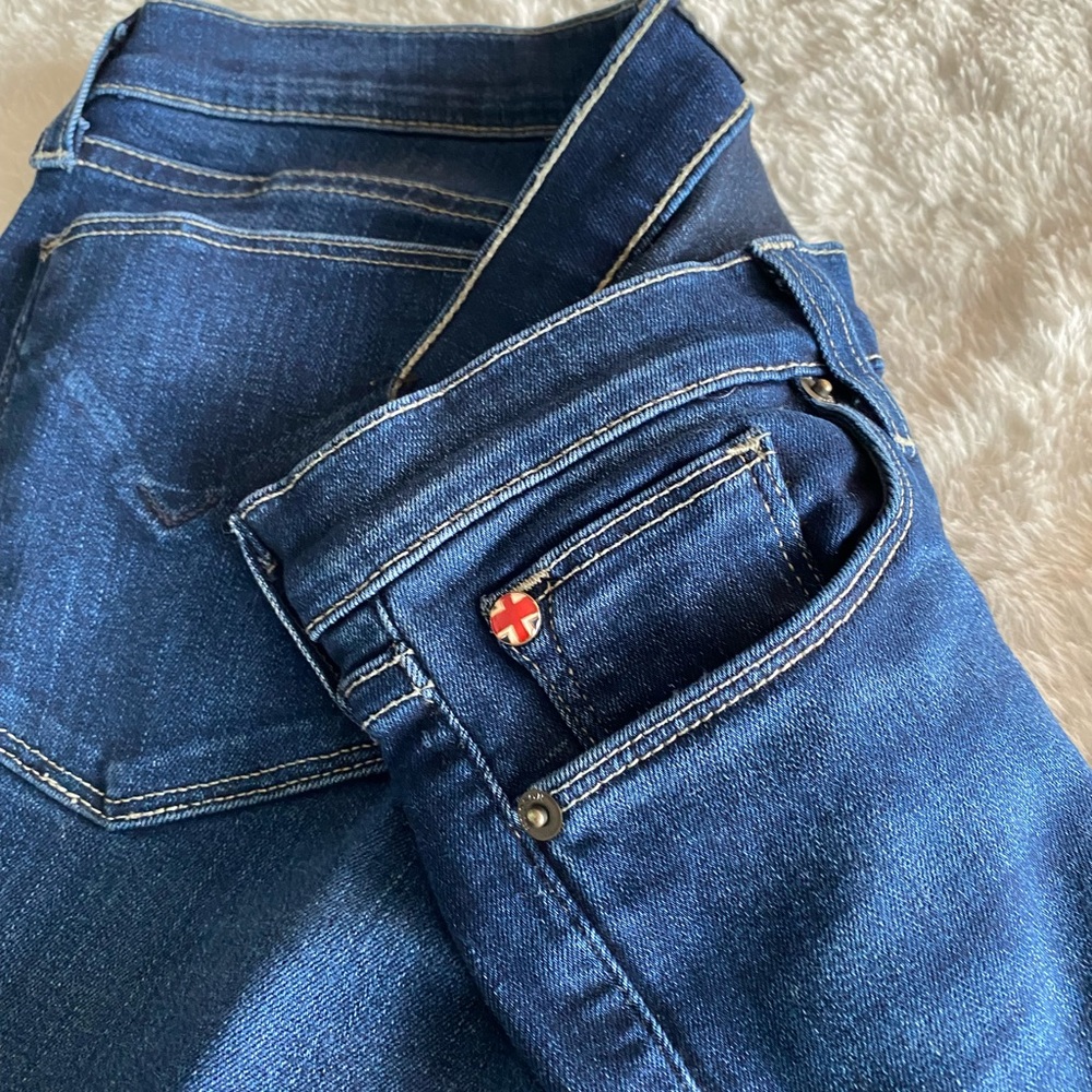 Hudson dark blue stretch slim jeans size 30